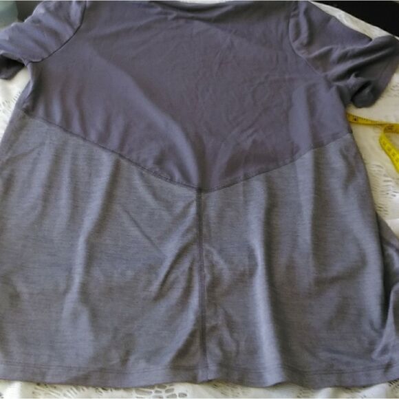 Nike Dri-Fit top Sz L Silver/gray - Picture 4 of 9